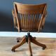 Classic oak office chair