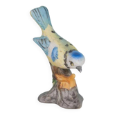 Vintage porcelain bird Blue Tit