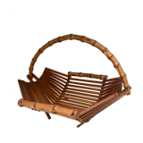 Vintage rattan basket