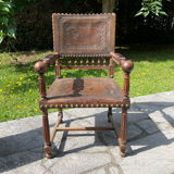 Fauteuil et chaises style Henri II