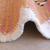 Pink Peach Kilim Rug - 300 x 192 cm