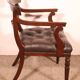 Regency Mahogany Office Chair circa 1810
