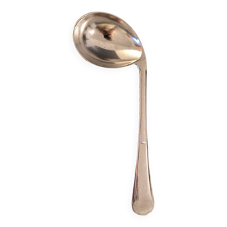 Wiskemann baby porridge spoon, Swiss silver