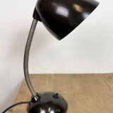Vintage Brown Bakelite Gooseneck Table Lamp, 1950s