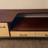 Enfilade meuble tv vintage en teck