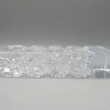 Moulded glass soliflore vase - Ingrid Glashette - 1970s