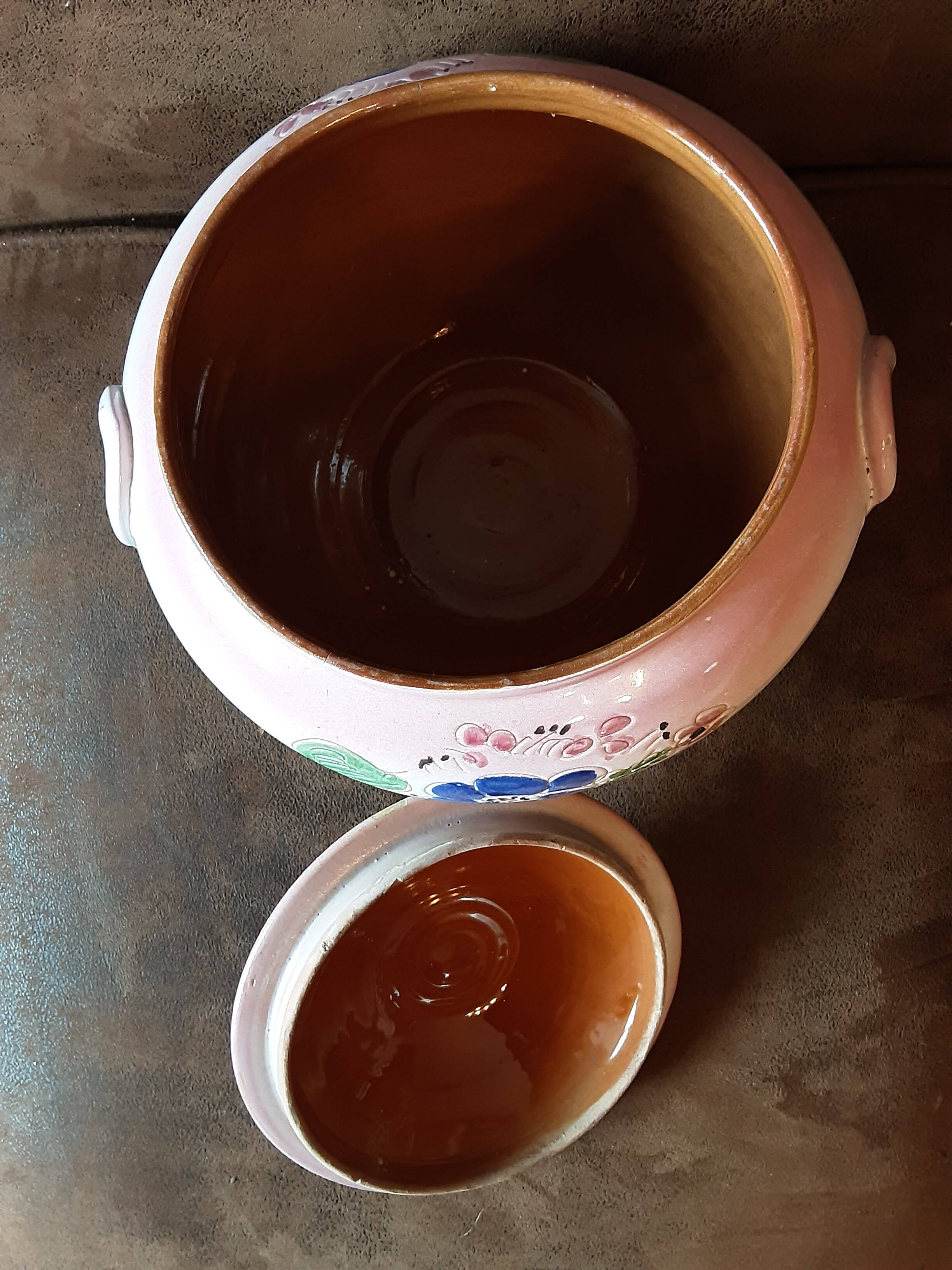 Handmade terracotta pot