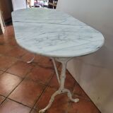 Table de bistrot dessus marbre