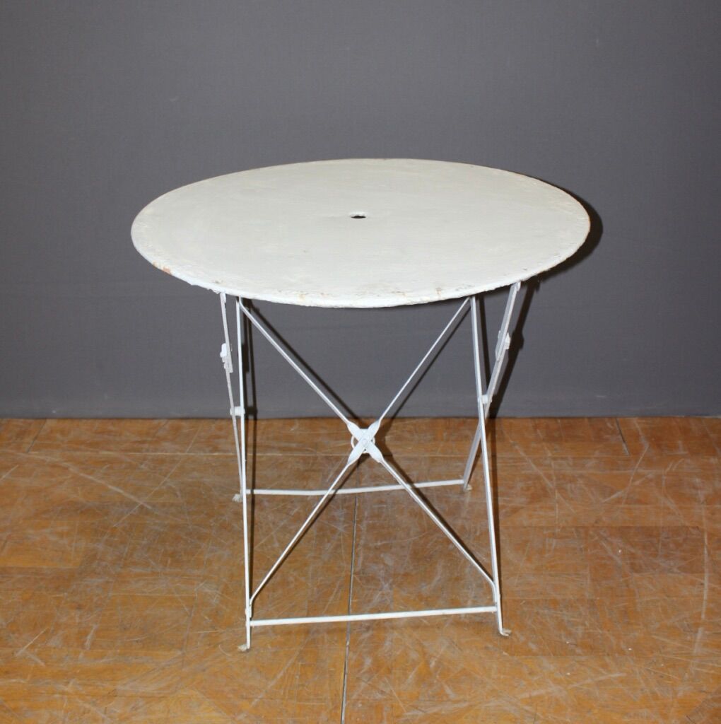 Salon de jardin en fer vers 1900