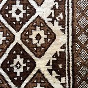 Vintage Persian Luri Gabbeh Rug 245x138 cm medium, shabby chic Red