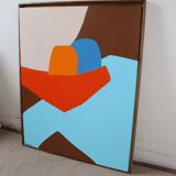 In your arms original painting on frame 100x80cm by Bodasca
