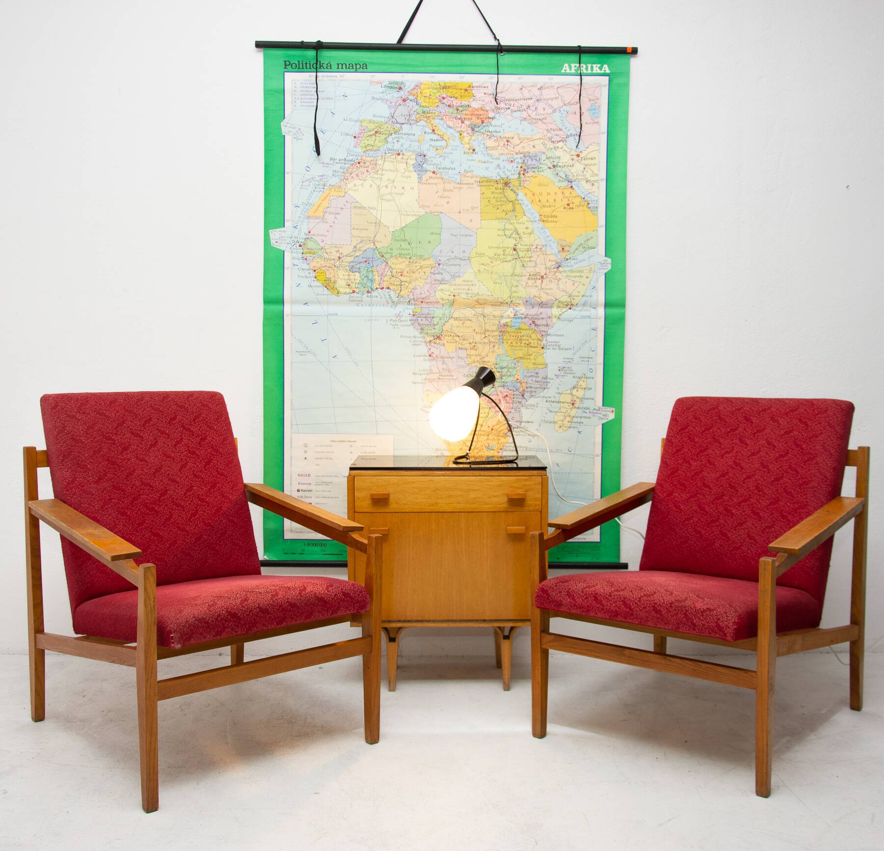 Paire de fauteuils vintage de style scandinave, 1960