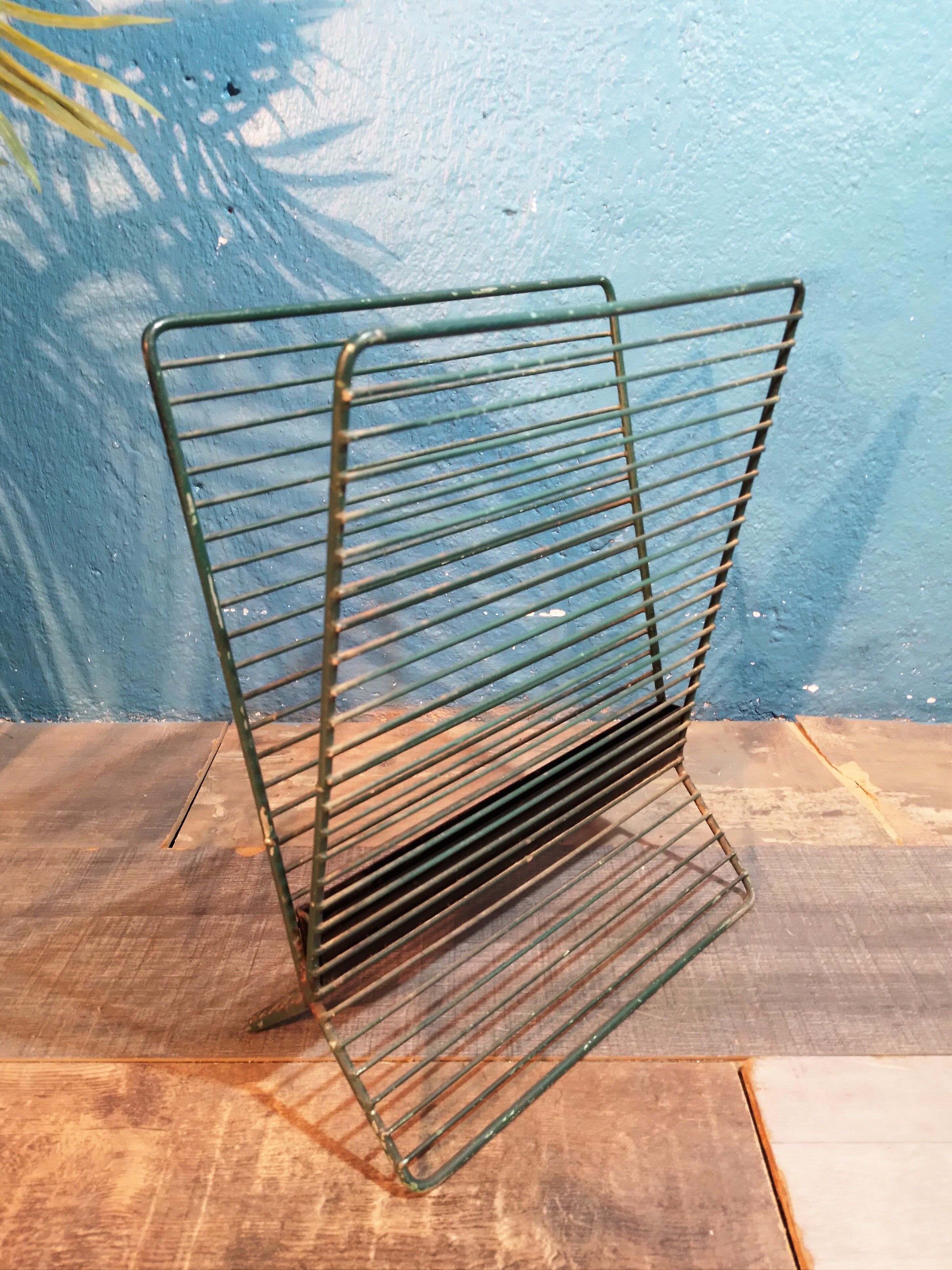 Metal magazine holder 1950s