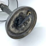 Decor de roses era Art Deco silver bedside lamp