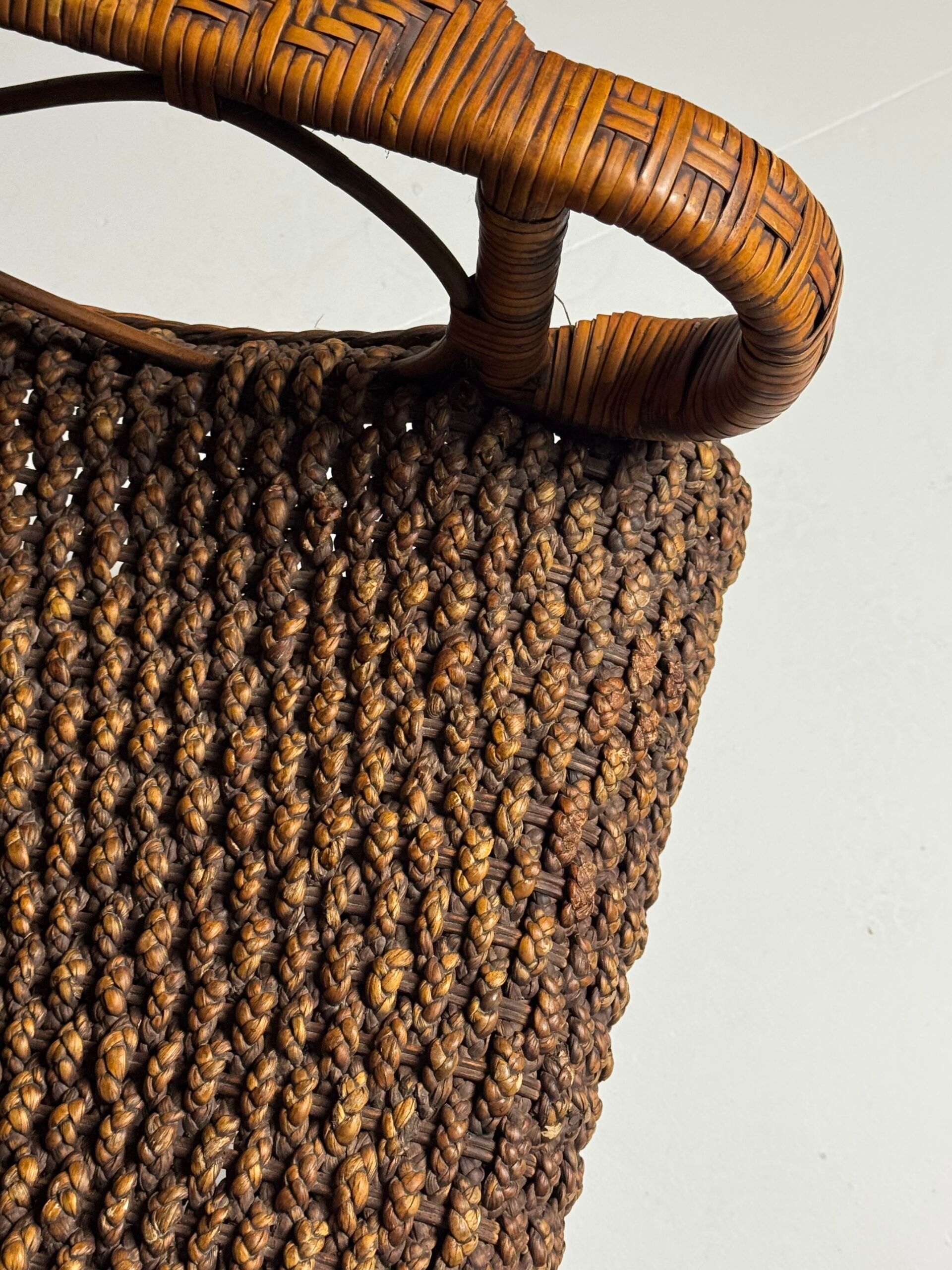 Rattan armchair 1950s vintage