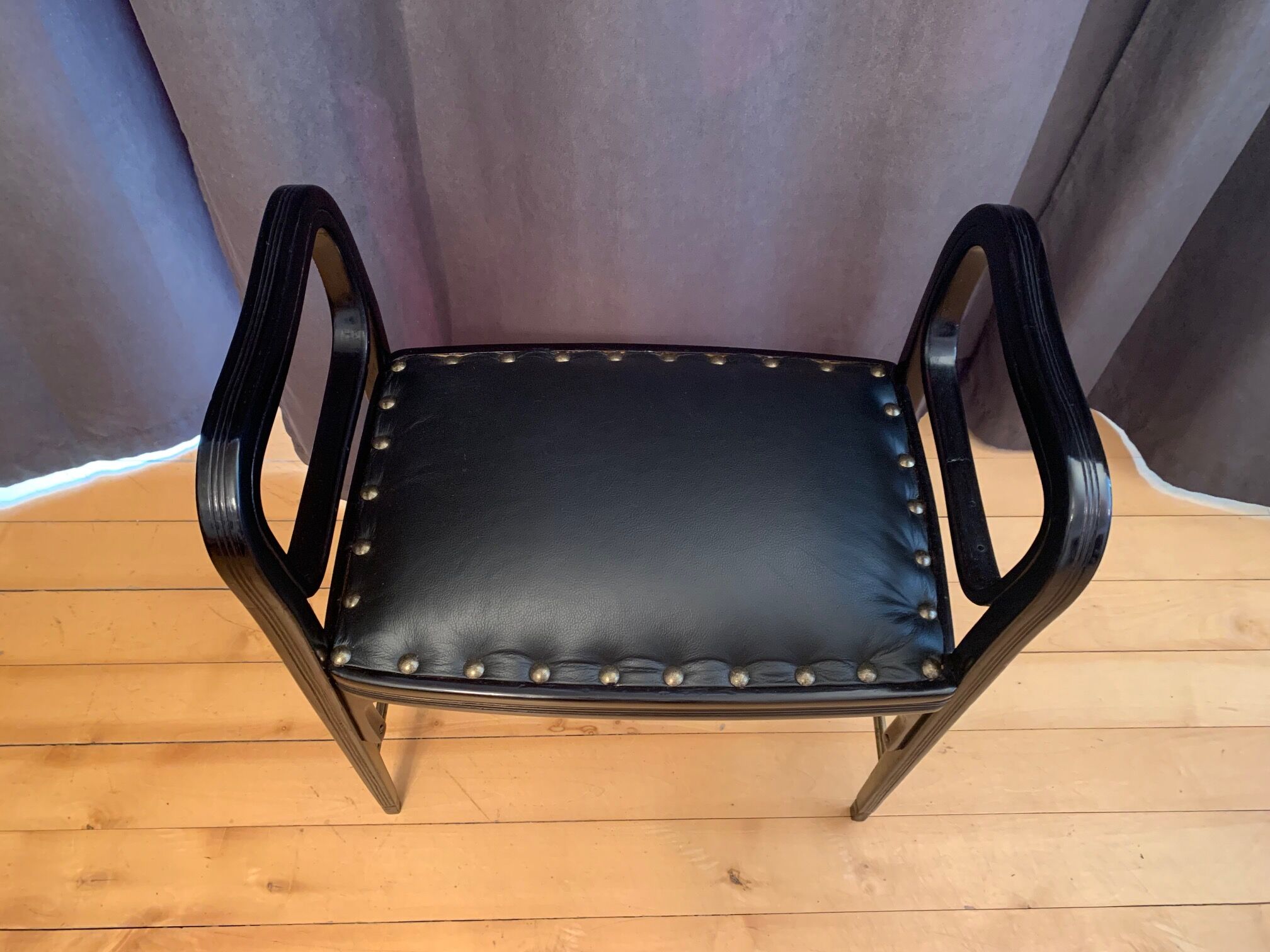 Jugendstil stool designed by Otto Wagner, Jacob & Josef Köhn, Austria, 1905.