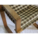 Desk and its vintage wooden chair 1960