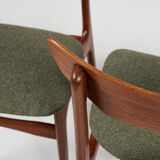 10 chairs in teak by Schiønning & Elgaard 1960s