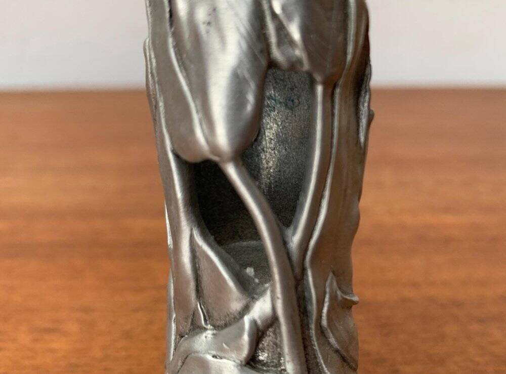 Vintage Ornamental Candle Holder by Seagull Pewter, Canada, 1990s