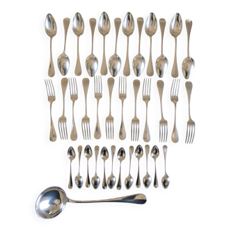 37-piece household set christofle uniplat