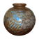 Ball vase Frères Mougins 1900 Nancy ceramic art deco vase