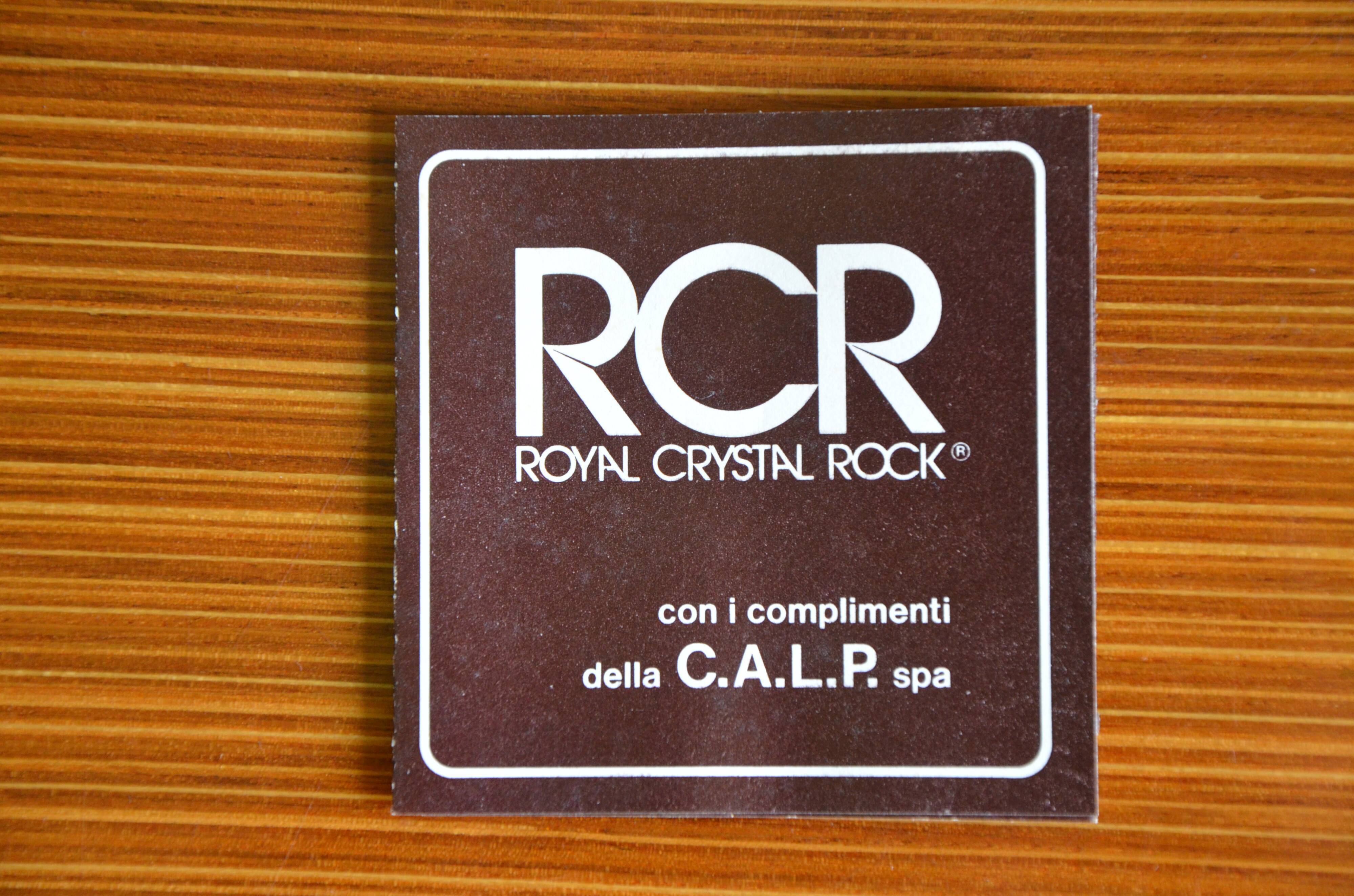 Set of 6 RCR Royal Cristal Rock glasses, Victoria model