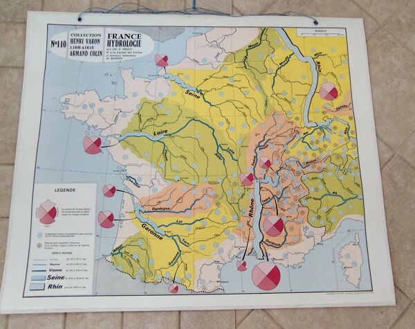 Carte scolaire vintage