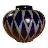 Miniature round vase Art Deco Hubert Krumeich