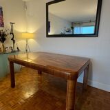 Art Deco walnut dining table