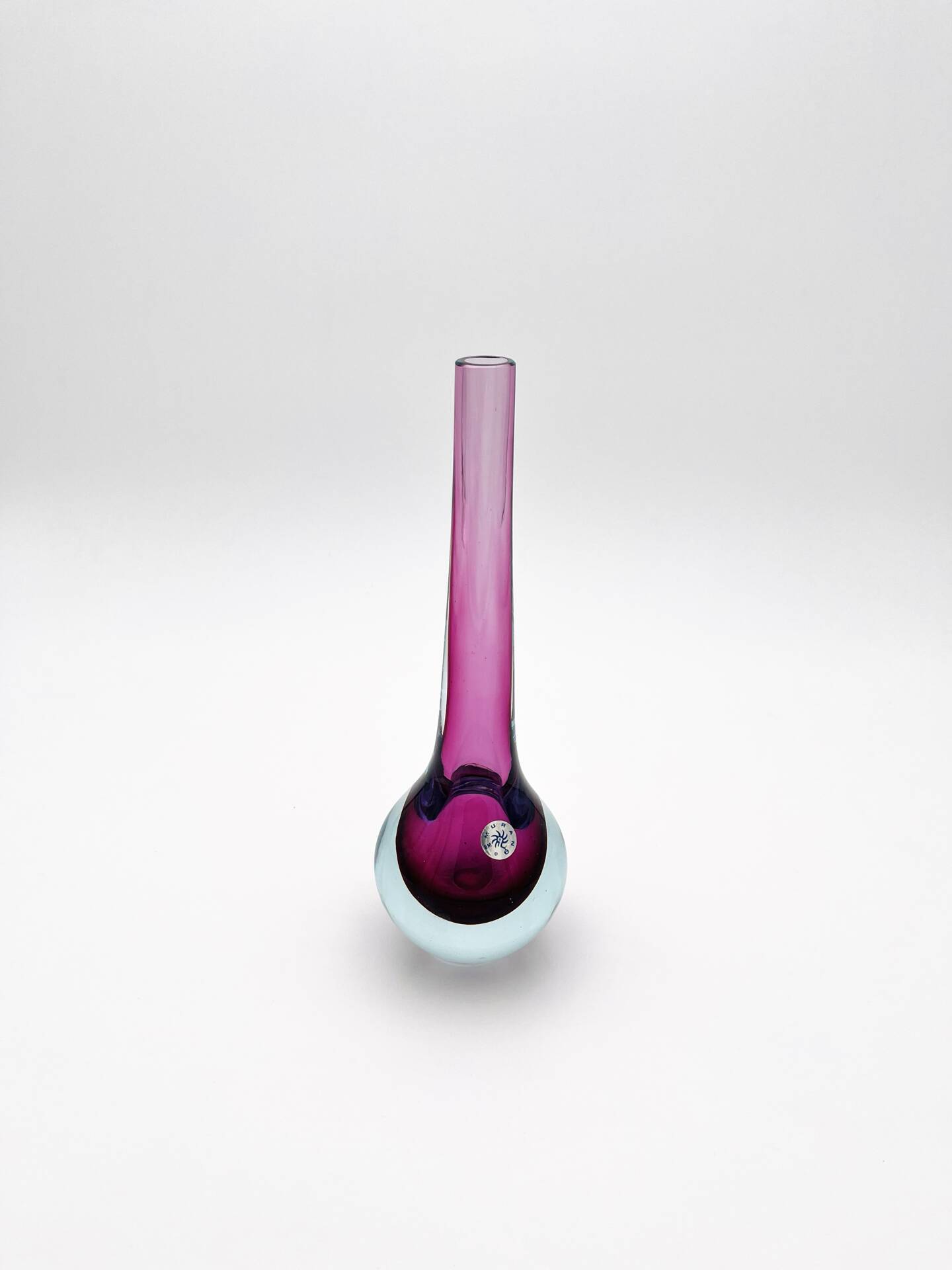 Vase - Murano Sommerso - Ouraline Uranium Glass - Amethyst - 1960