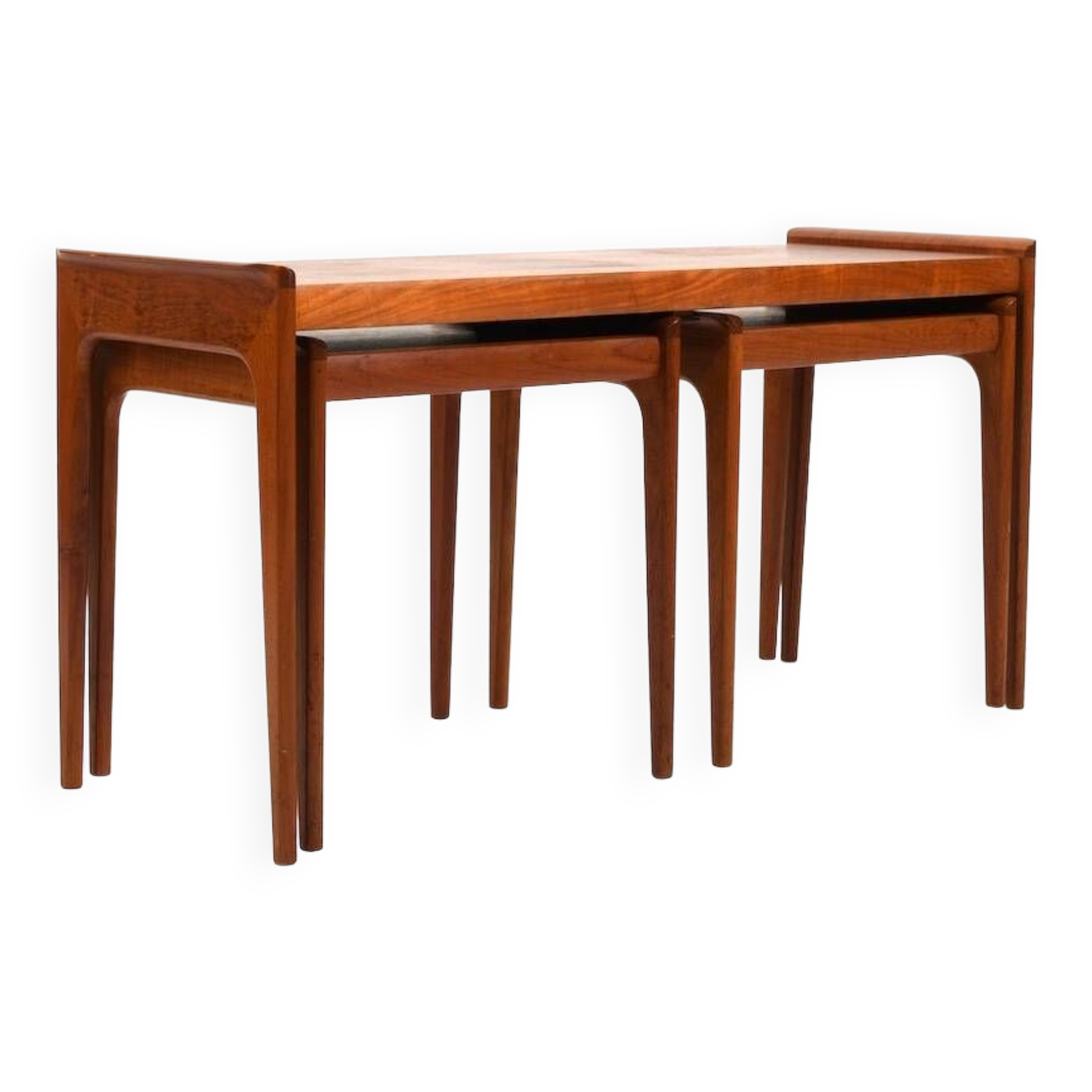 Erling Torvits for Heltborg Møbler 1960s Teak Nesting Tables