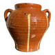Ancient terracotta pottery jar