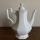 Neo-classical octagonal coffee pot Johnson Brothers pearls 1960