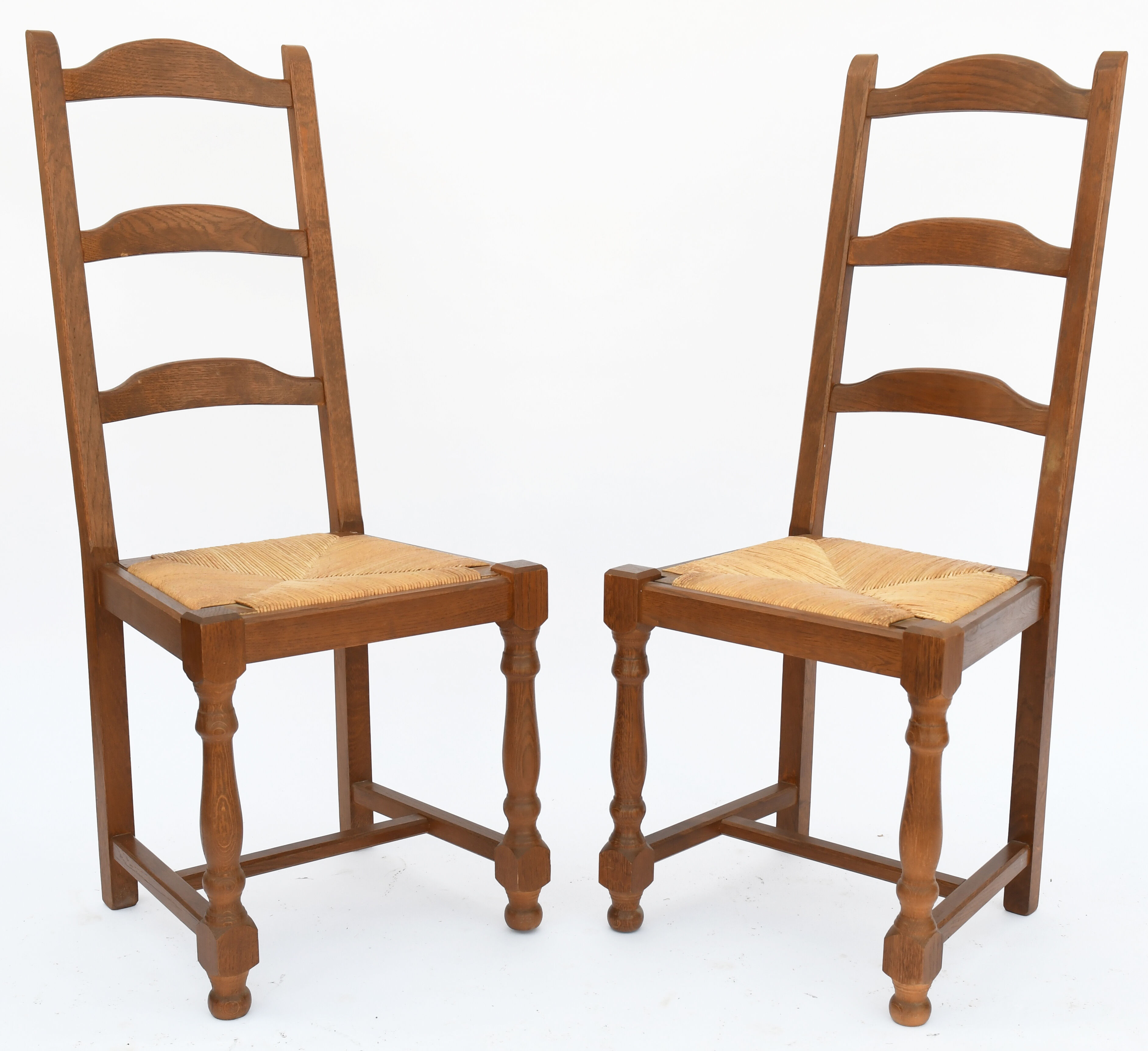 6 chaises paillées