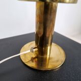 Hans-Agne Jakobsson Table Lamp Model B-102 in brass and glass, 1960s, Sweden