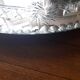 Large old round mirror finely decorated