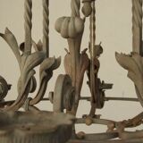 Wrought iron chandelier