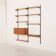 Kai Kristiansen teak wall unit with a hidden desk for FM Mobler
