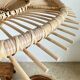 Suspension rattan saucer iron frame D:120 H:60