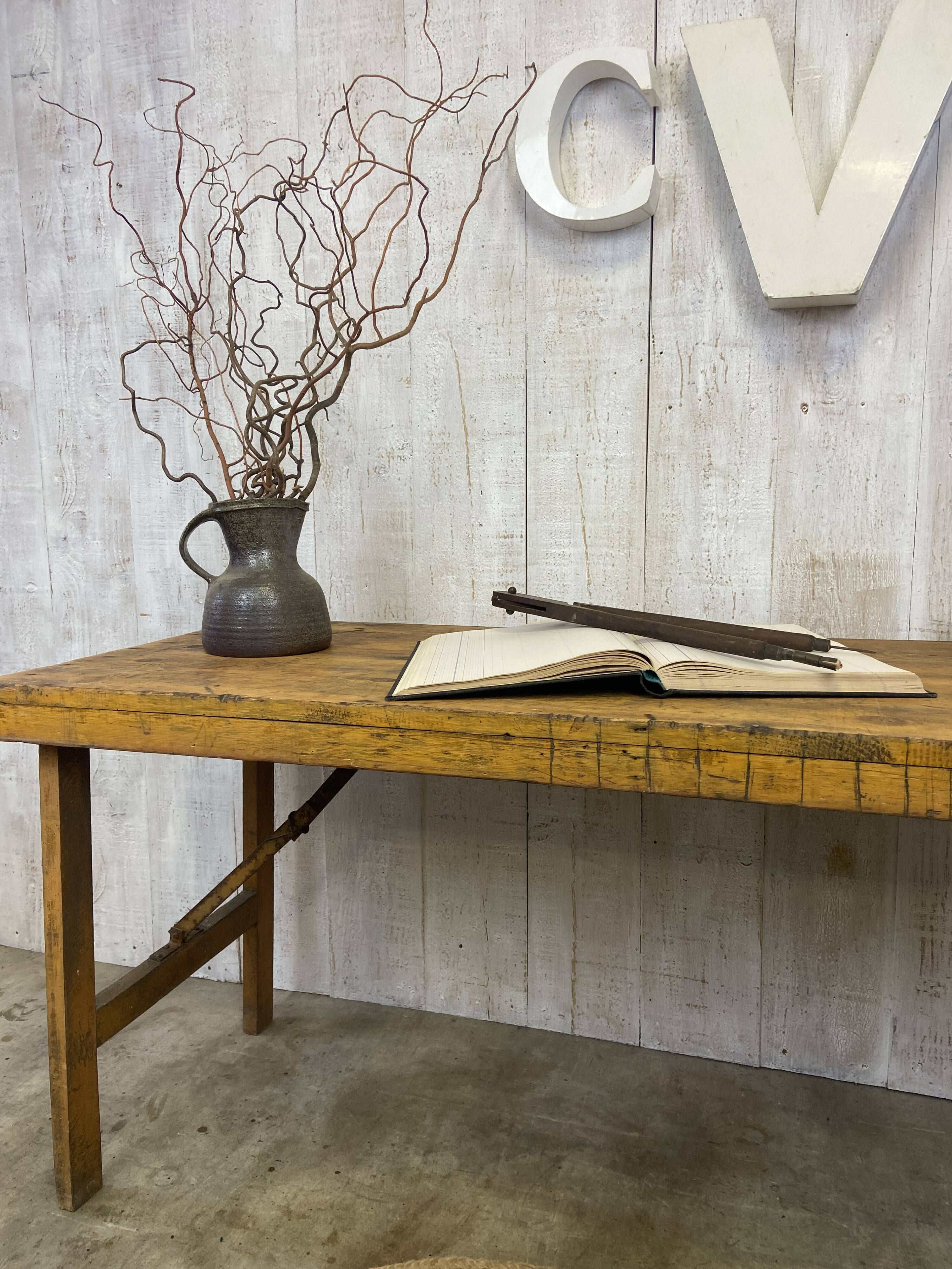 Vintage workshop table