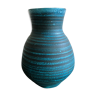 Vase Accolay bleu en céramique de la série Gauloise, années 60