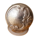 Bouton meuble vintage style Louis XV doré à l' or fin