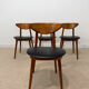 4 Fontania chairs attributed to Baumann – 1960s