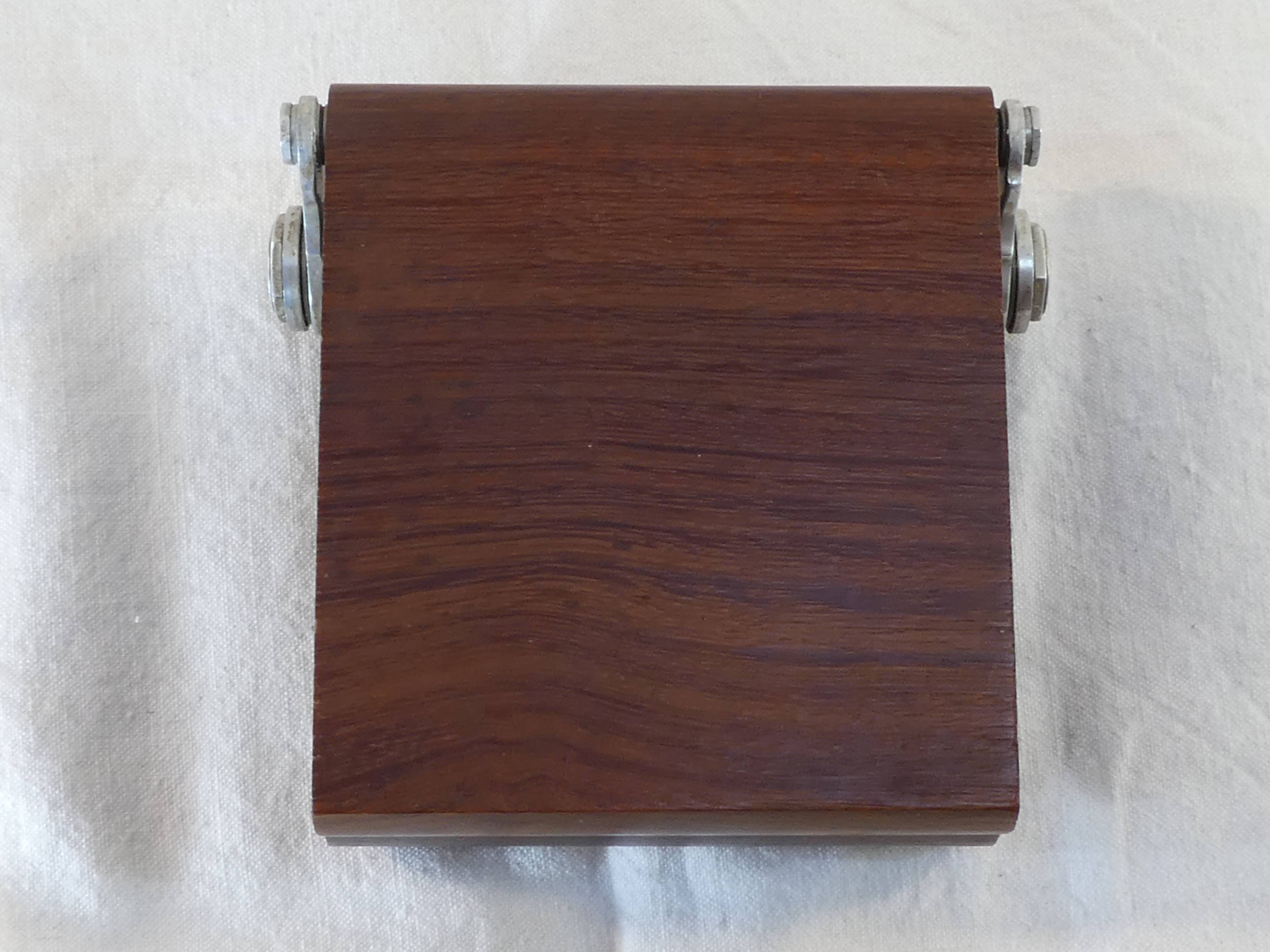 Travel awakening uti france art deco rosewood case