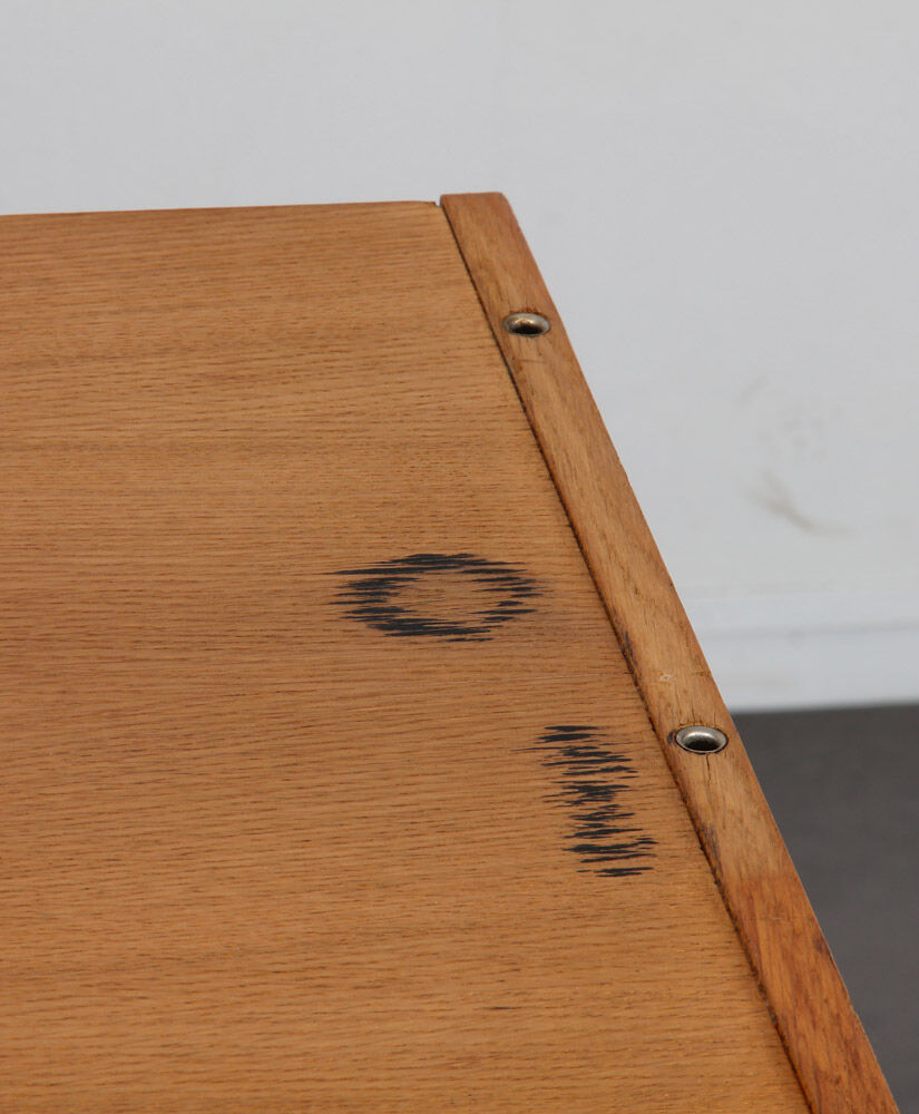 Oak veneer chest of drawers, U-452 by Jiri Jiroutek for Interier Praha, 1960
