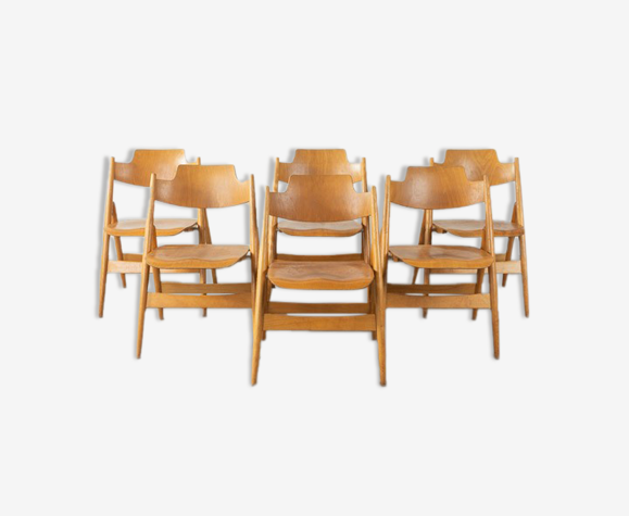 6 chaises Egon Eiermann, SE 18, 1952