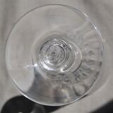 6 laccarat crystal champagne flutes model Cassino stamped