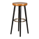 Tabouret de bar en bois et métal