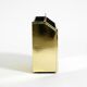 1980s newspaper rack made of brass and wood in Hollywood Regecy design