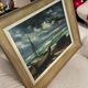 Oil painting on canvas Marine